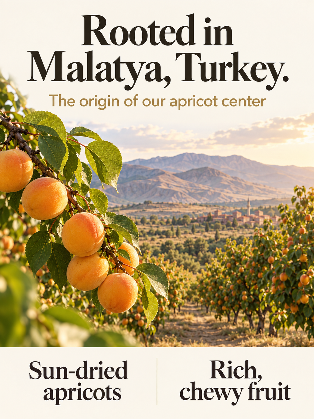 🍑  Creamy Yogurt-Coated Turkish Apricots🤍
